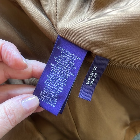 Ralph Lauren suede jacket. - Picture 4 of 7